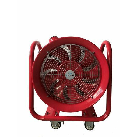 ILIVING Red Explosion Proof 16 in. Ventilation Floor Fan, 1100-Watt, 4240 CFM ILG8EF16EX
